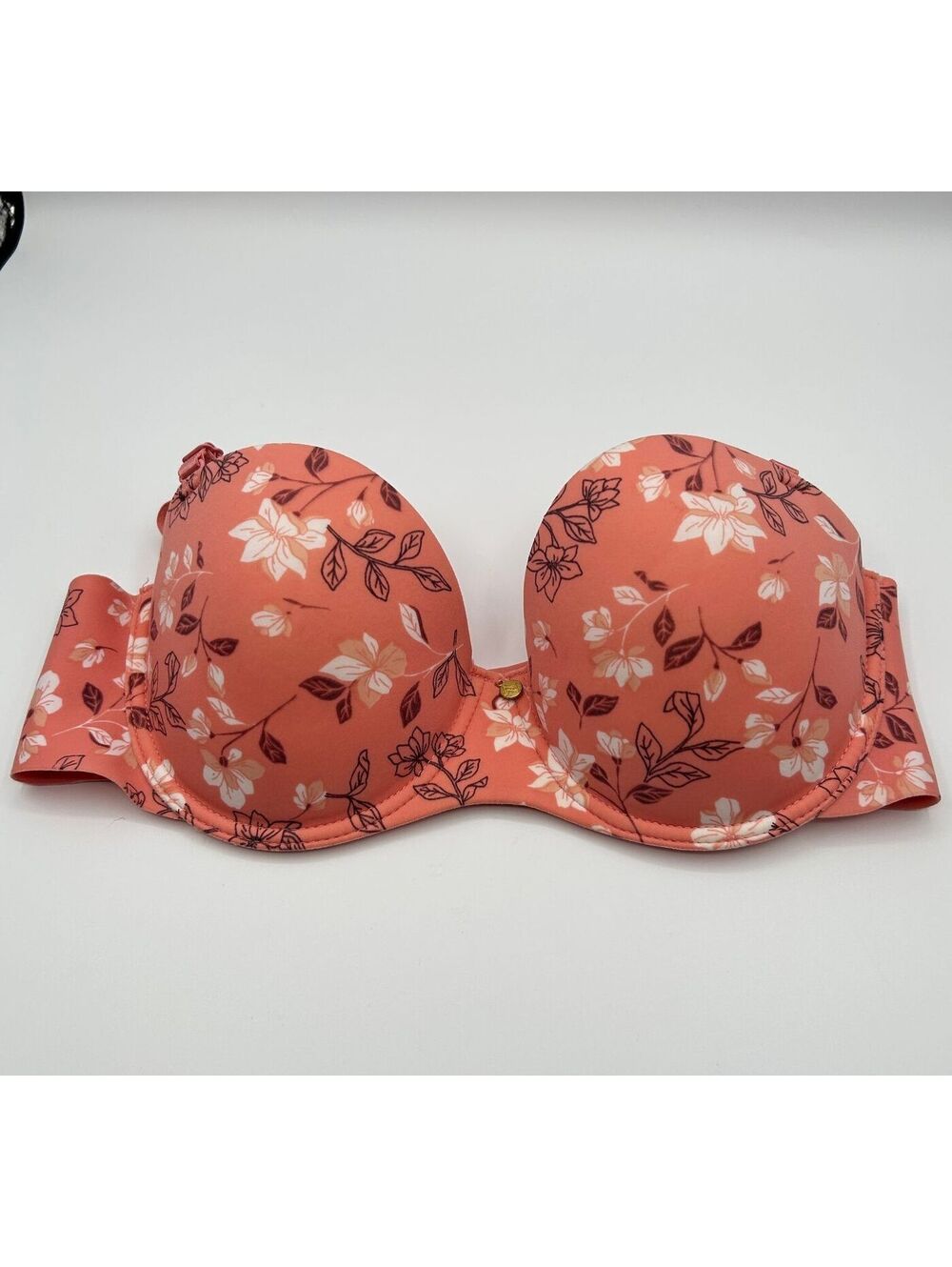 Adrienne Vittadini Studio Strapless Floral Bra Size 36C
